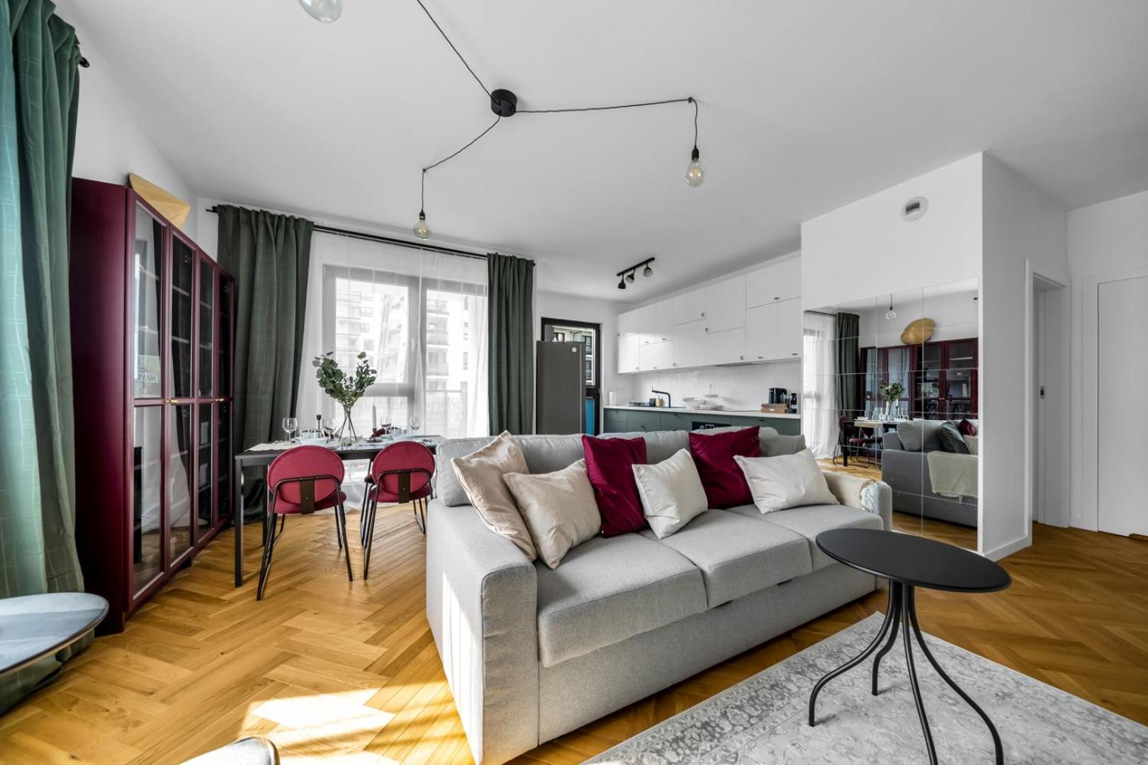 Skierniewicka Apt - Parking, Workspace, Balcony - By Rentujemy Varşova Dış mekan fotoğraf
