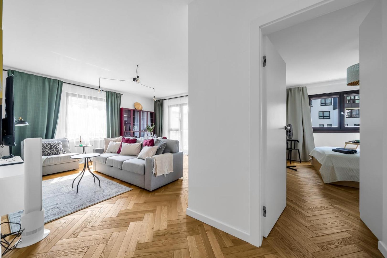 Skierniewicka Apt - Parking, Workspace, Balcony - By Rentujemy Varşova Dış mekan fotoğraf